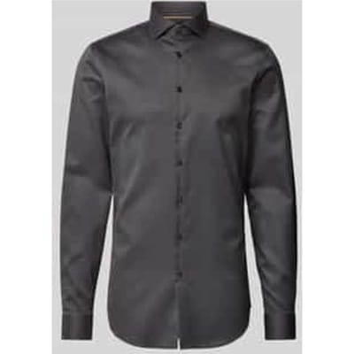 Slim fit zakelijk overhemd van premium kwaliteit met extra lange mouwen