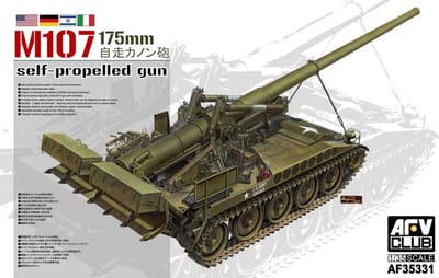 AFV Club Modelbouwpakket Auto - 35331 M107 175 mm Self-propelled Gun Plastic - 1:35 - Modelbouw