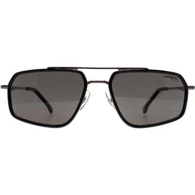 Carrera Aviator Heren Donker Ruthenium Zwart Grijs Gepolariseerd Carrera 338/S