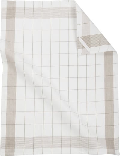 Theedoek - 4 stuks - 51x72 cm, taupe