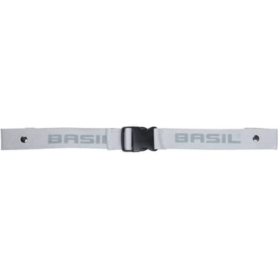 Basil Class Afneembare band met reflectie - Grijs