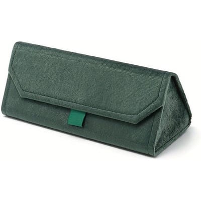 Driehoek Opvouwbare Bril Vrouwen Etui Elegante Zonnebril Etui Mannen Zacht Verfijnd Leesbril Doos Brillen Etuis black