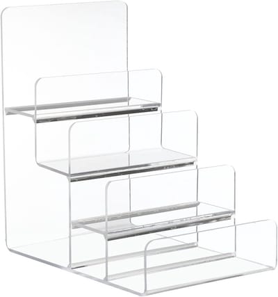Acryl Portemonnee Houder met 4 Lagen - Sieraden en Zonnebril Display Stand voor Winkel en Thuisgebruik