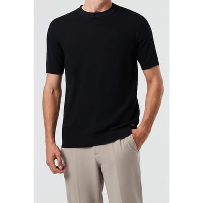 AlphaTauri Fecas V2.y8.01 Flat-knit-shirt Black Maat: S | Sweaters Outlet | Heren | Zwart