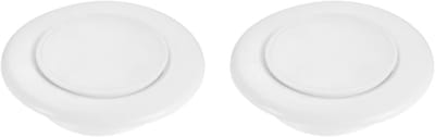 PVC Gatpluggen - Buisdoppen Rond - Leidingen Afwerken - Met Controleklep - 68 mm Buitendiameter - Wit