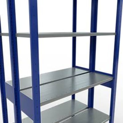 SCHULTE Lagertechnik - Boutloze dubbele bodemplank type 150 - 2500x1000x2x300 mm 2x6 legborden