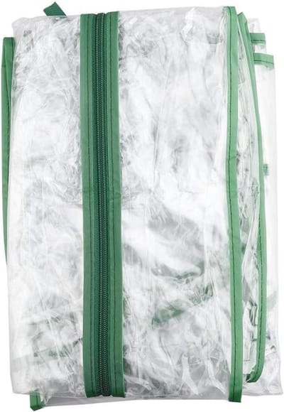 Tuin Kas Vervanging Cover - Kweekkas Hoes - Planten Beschermen - Versterkt PVC Materiaal - 69x49x187 cm - Helder