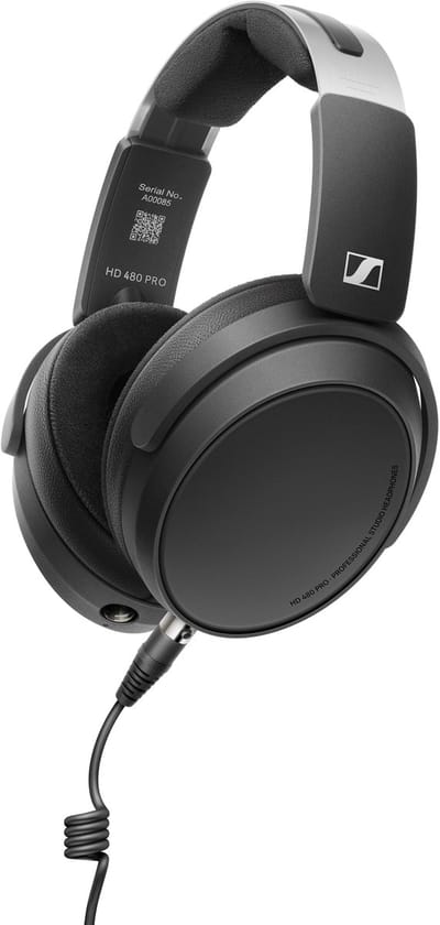 Sennheiser HD 480 Pro Plus - Studio Hoofdtelefoon - Zwart - Gesloten Constructie