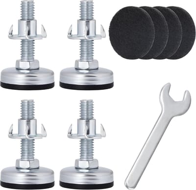 Set van 4 meubelverhogers met vilt vloerbeschermer - Tafelverhoger, meubelverhoger, tafelpootverhoger, stoelverhoger