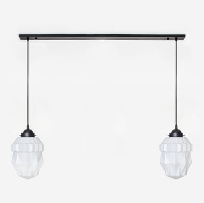 2 x Theatre lampen aan plafondbalk Moonlight - Art Deco Trade
