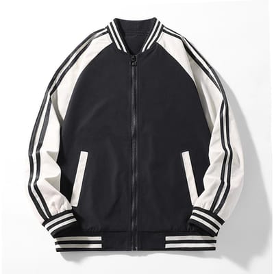 Jas in nieuwe stijl voor heren, lente en herfst, nieuwe stijl, modieuze opstaande kraag, jas voor jonge mannen, hoge kwaliteit, modieus en veelzijdig 5XL gray
