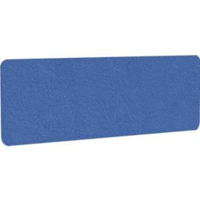 Akoestische bureauscherm AKUSTIX Vario, geluidsabsorptieklasse B, dikte 18 mm, zonder beugels, B 1800 x H 600 mm, PET-vilt, blauw