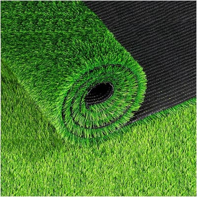 Kunstgrasmat - Synthetisch gazon - Balkon terras tuin - Weerbestendig onderhoudsarm - 15 x 15 m - Groen