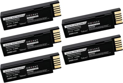 Batterij Vervanging - Scanner Accu - Barcode Scannen - 5 Stuks Set - 3.7V 3400mAh