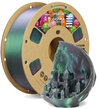 Kleurrijke Veranderbare PLA 3D Printer Filament 1.75mm - 1kg Kartonnen Spoel - Geschikt voor de Meeste FDM Printers
