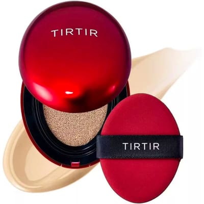 Tirtir Mask Fit Red Cushion Mini Fond de Teint Compact, Teinte 21W Ivoire Naturel
