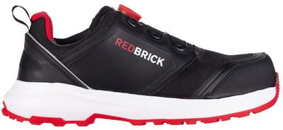 Redbrick Pulse Speed Lace Laag S3 32325 - Zwart/Rood - 41