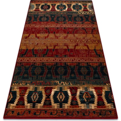 Kleden Rugsx tapijt OMEGA TAPAS etno, robijn 200x300 cm