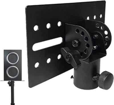 Luidsprekerstandaard - Draaibaar statief - Evenementen en optredens - Robuuste metalen constructie - 17.5 x 11 x 5 cm