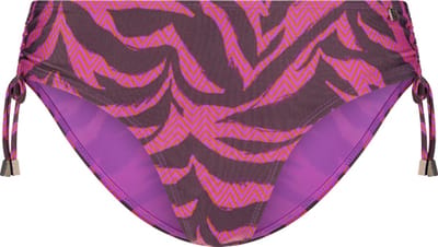 Beachlife Zigzag Zebra lace up bikinibroekje