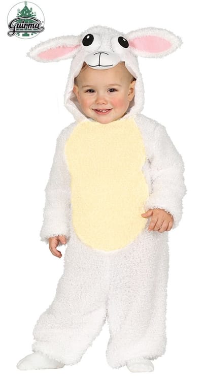 Fiestas Guirca - Baby lam 12-18 maanden - Carnavalskleding - Carnaval - carnavalskleding 2027 - Carnaval kostuum