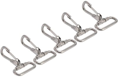 Dailygoods- Sleutelhanger Roestvrij staal - 5-st Haak - Dogelasha - Hoogwaardige Kwaliteit - Efficiëntie Verbeteren - Voor Werk en Leven