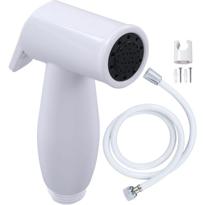 Bidet Douchekop G1/2 Schroefdraad Wandmontage Handbediend Toilet Douchekop voor Hond Douche Vloer TapijtB1125W 3 white