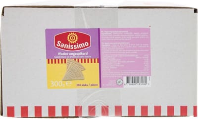 Sanissimo Waaier ongesuikerd 250 stuks