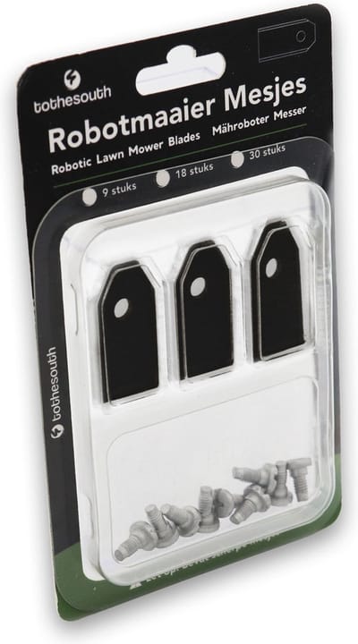 To the South® Robotmaaier Mesjes Black Coated (Limited Edition) geschikt voor Greenworks - 3 stuks