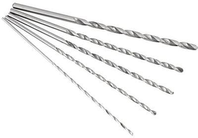 Allecto - Boor Extra Lange Twist - 5 Stuks - Snelle Stalen Schacht - 150mm - Hout en Kunststof - Diepe Gaten Boren - 2mm tot 5mm