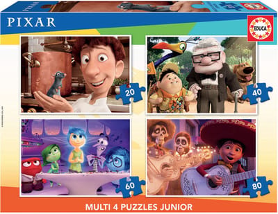 Pixar junior puzzel 20-40-60-80 stukjes