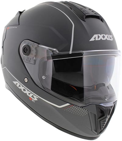 Axxis Hawk SV Integraal helm solid mat titanium