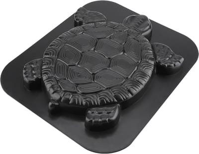 Betonvorm Schildpad - Bestratingsvorm Stapsteen - Tuinpad Aanleggen - Herbruikbaar ABS Materiaal - 46x39x5cm