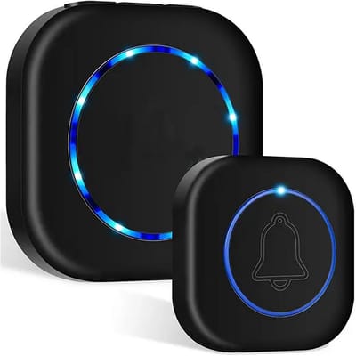 Draadloze Deurbel met Plug-in Ontvanger en LED Flitser