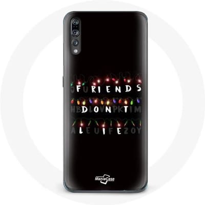 Coque pour Huawei P20 Pro Stranger Things Affiche Friends Don't Lie Joyeux noël