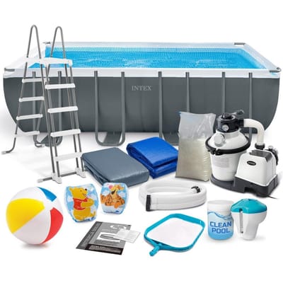 Intex 26356 - Familie Zwembad - 549 x 274 x 132 cm - 18-in-1 Set - Met Accessoires