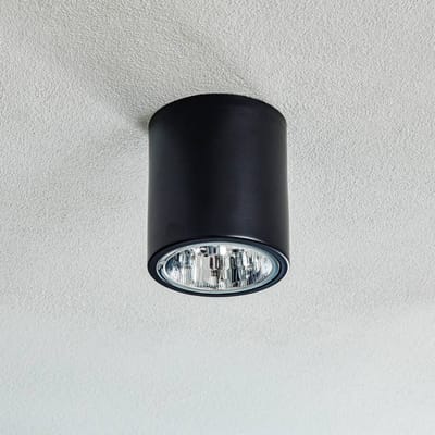 Luminex Plafondspot downlight Round in zwart, Ø 13,3 cm