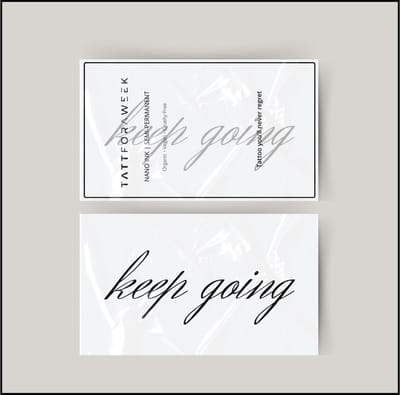 Tijdelijke tattoo keep going | Neptattoo volwassenen | Tijdelijke tattoo voor volwassenen | Temporary tattoo | Plaktattoos voor volwassenen | Neptattoos | Probeer zorgeloos een tattoo | tattforaweek