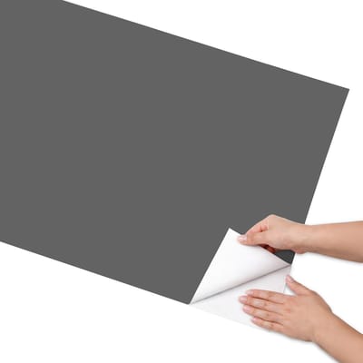 Coloray Meubel Wrap Folie - Grijs Meubelfolie - 65x130 cm - Wrapfolie Keuken Donkergrijs - Decoratiefolie - Minimalist Meubelfolie - Meubel Wrap Folie - Woonkamer decoratie - Achtergronden en patronen