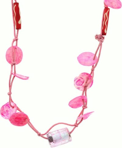 Behave - Lange ketting met schelpen en kralen - Zomerse boho stijl