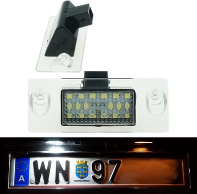 Kentekenplaatverlichting - LED Verlichting - Auto Verlichting - E-keurmerk Canbus - 10.9 cm - Wit