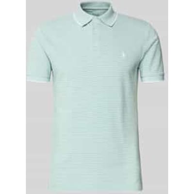 Slim fit Poloshirt van Katoenmix