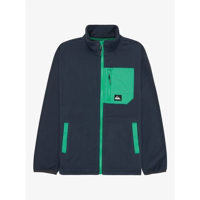 Quiksilver Ice Field Fleece Met Volledige Rits Blauw 14 Years Jongen