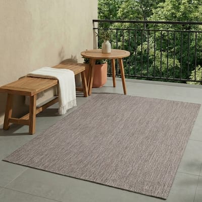 NATURL. Buitenkleed - Costa Taupe - 80x150cm