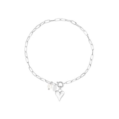 Adore Bedelarmband | RVS (verkleurt niet) Zilver | Cadeau voor haar | Kerst | Moederdag | Verjaardag cadeau | Yehwang