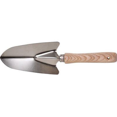 Talen Tools - Verplantschepje - Breed - Verzinkt staal - Houten handvat