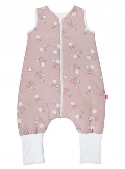 Baby Slaapzak Poten TOG 2 (1-1,5 jaar) Roze Knopen