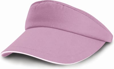 Scoby - Zonneklep - Zonne Pet - Tennis Pet - Sun Visor - Verstelbaar - Klittenbandsluiting - Katoen - Roze