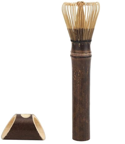 Allecto - Bamboe Matcha Garde Set - Matcha Thee - Lange Handgreep - Poeder Borstel - Thee Voorbereiding Tool - Geschikt voor Thee - Natuurlijke Bamboe - HERBRUIKBARE VERPAKKING