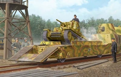 Trumpeter Modelbouwpakket Militaire voertuigen - 01508 Panzertragerwagen - PzKpfw 38(t)Ausf.E/F tank Plastic - 1:35 - Modelbouw